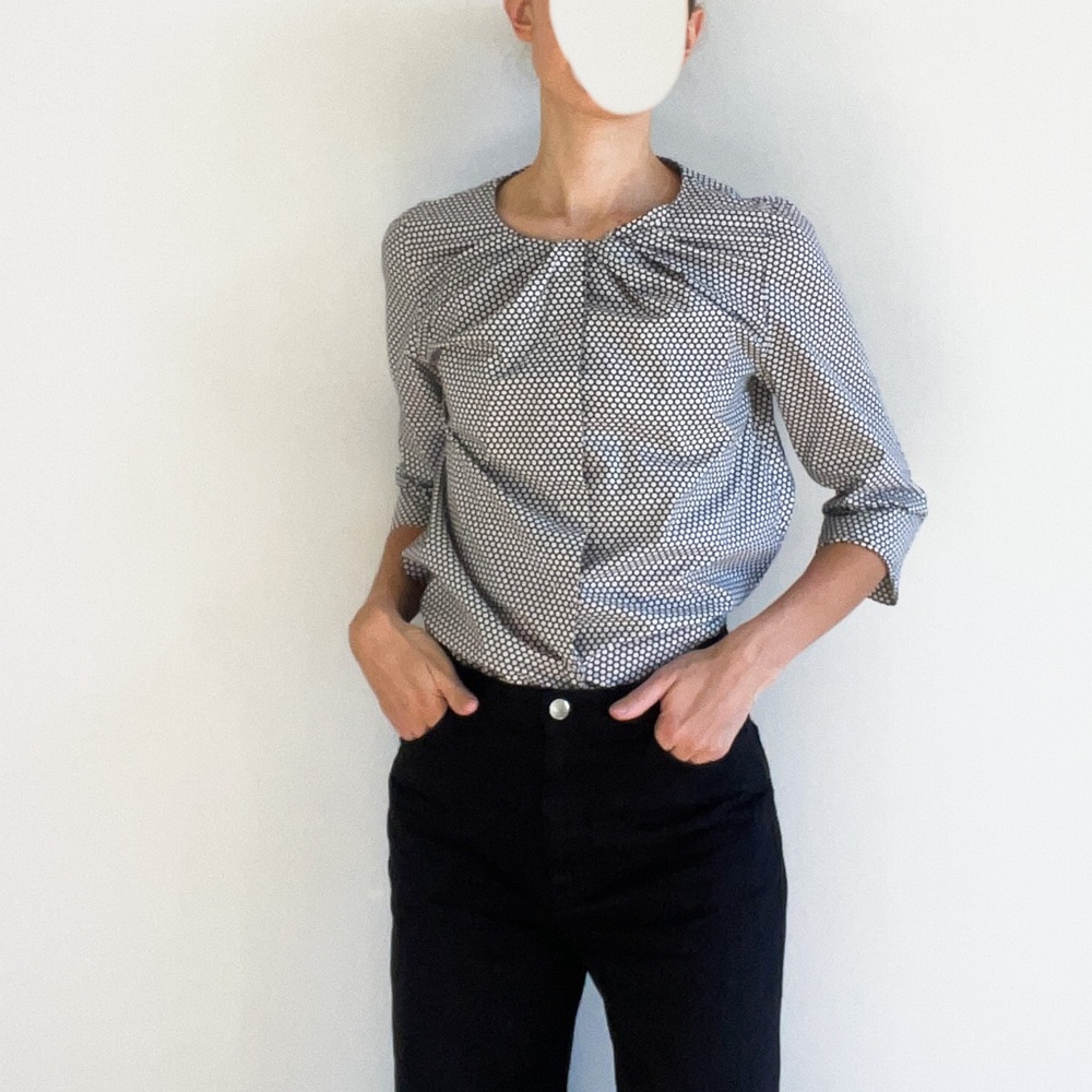 COS cropped shirt